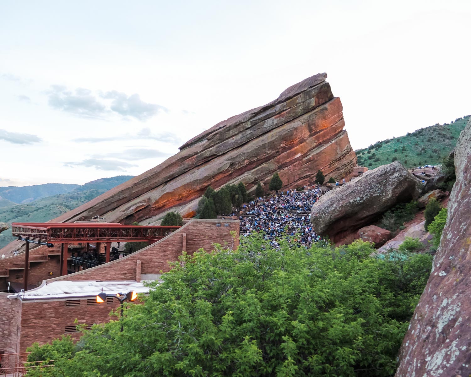 red rocks in denver