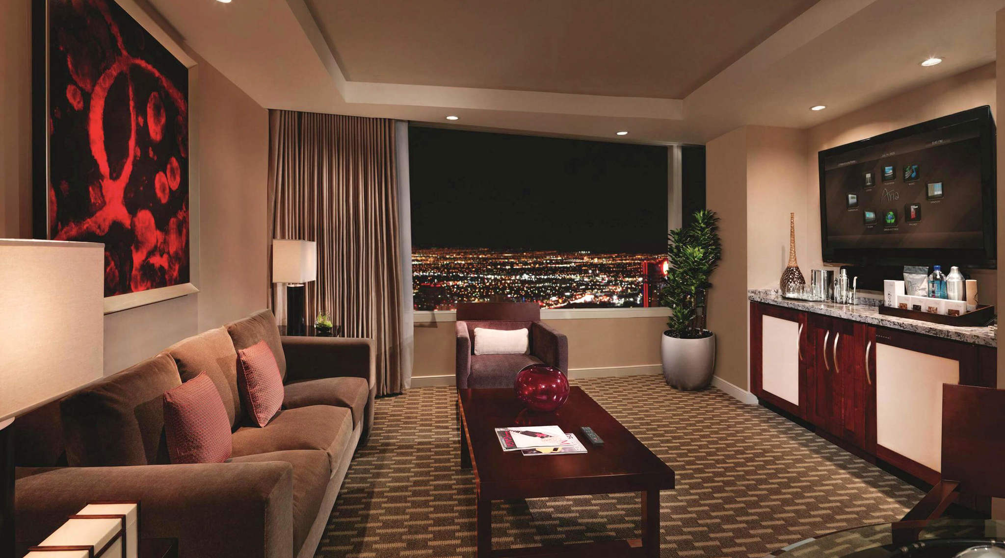 room at the ARIA in Las Vegas