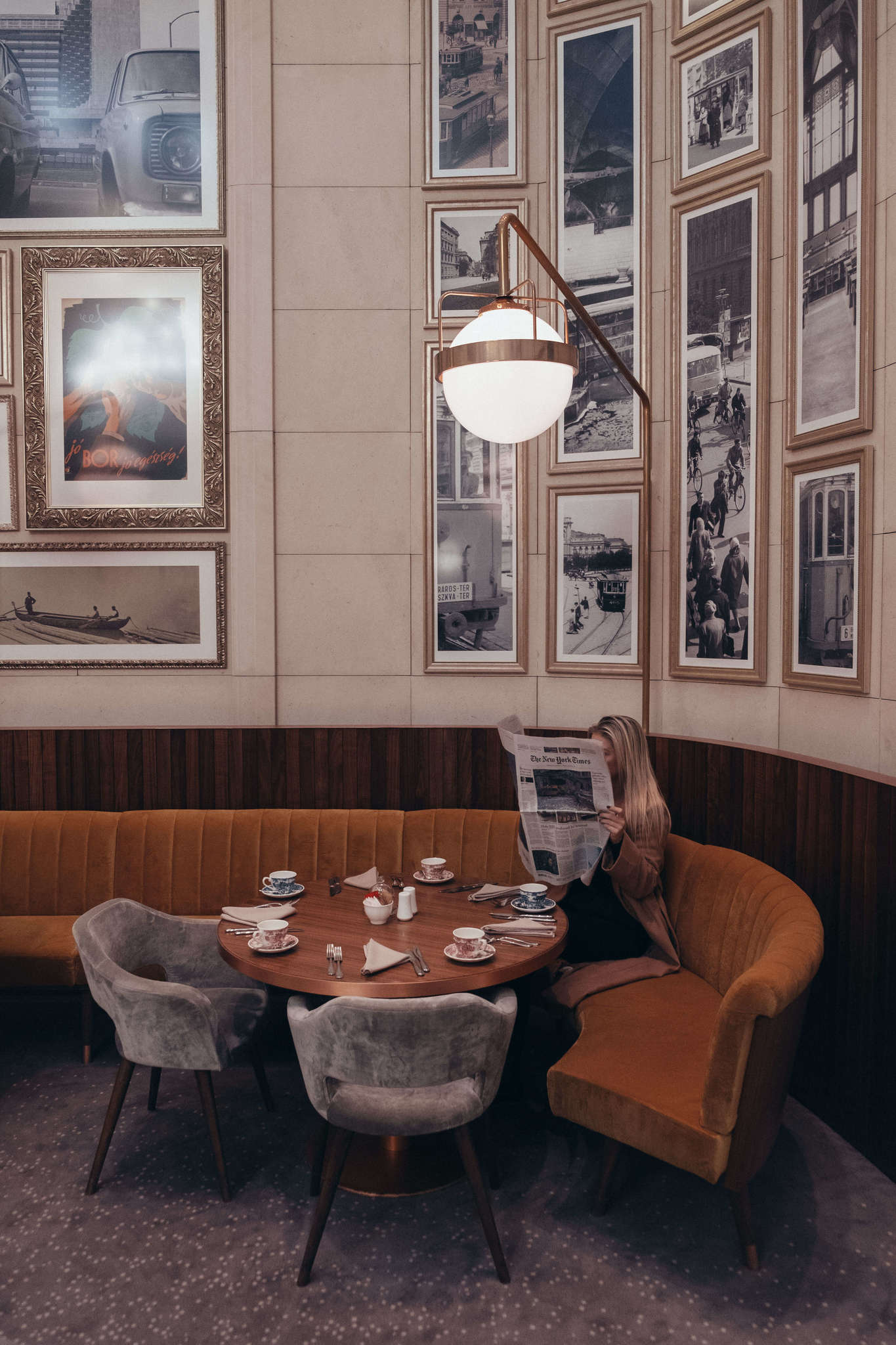 blonde at the Ritz Carlton Budapest