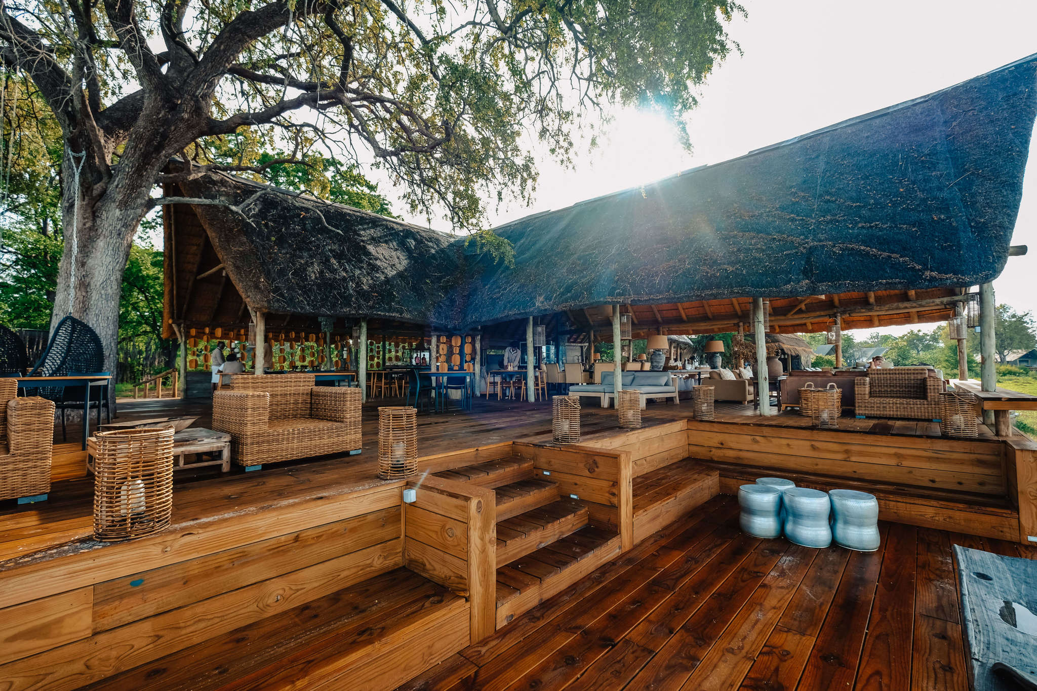 Common area at Sable Alley in Botswana