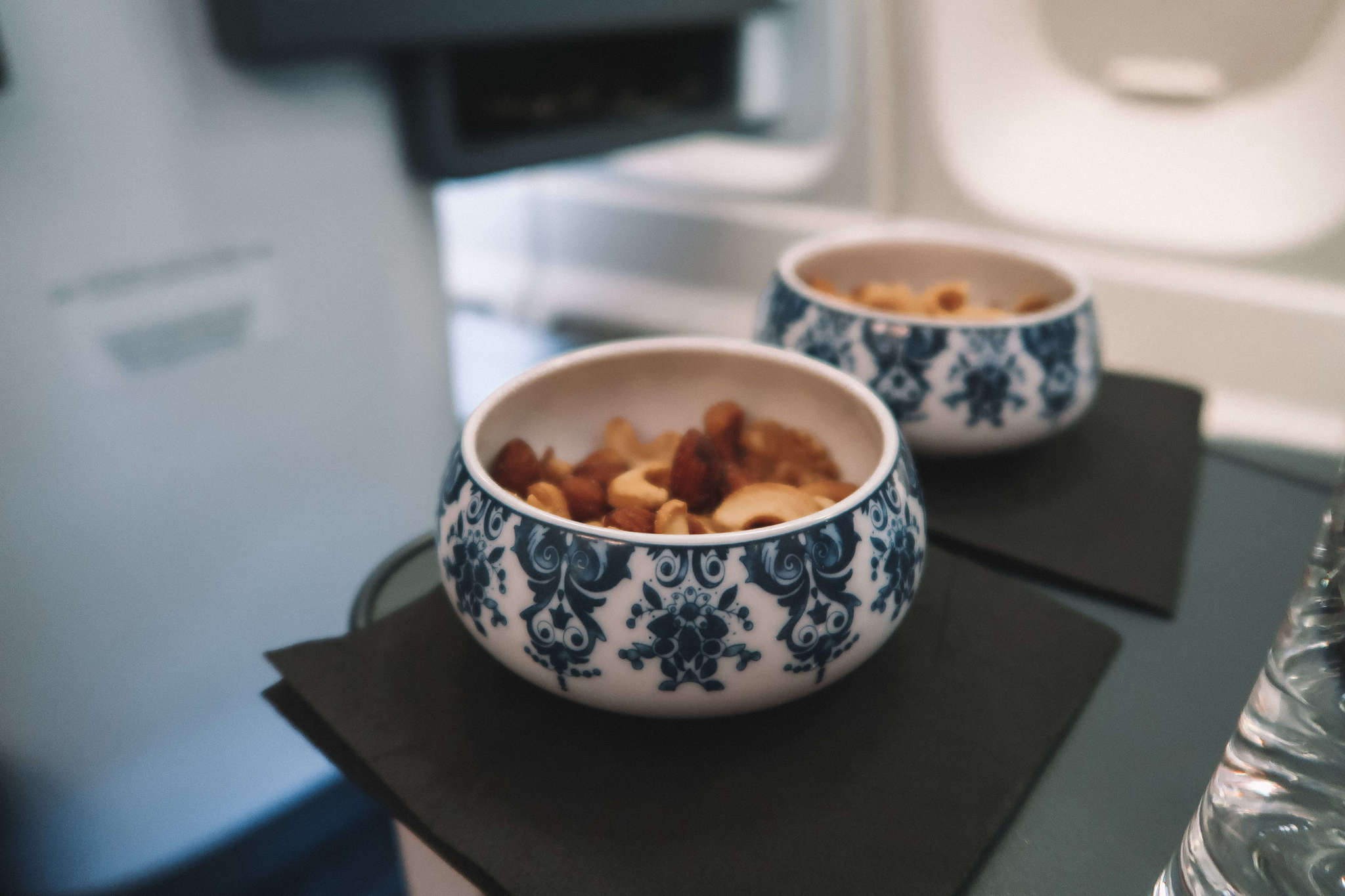 KLM Business Class Flight nuts