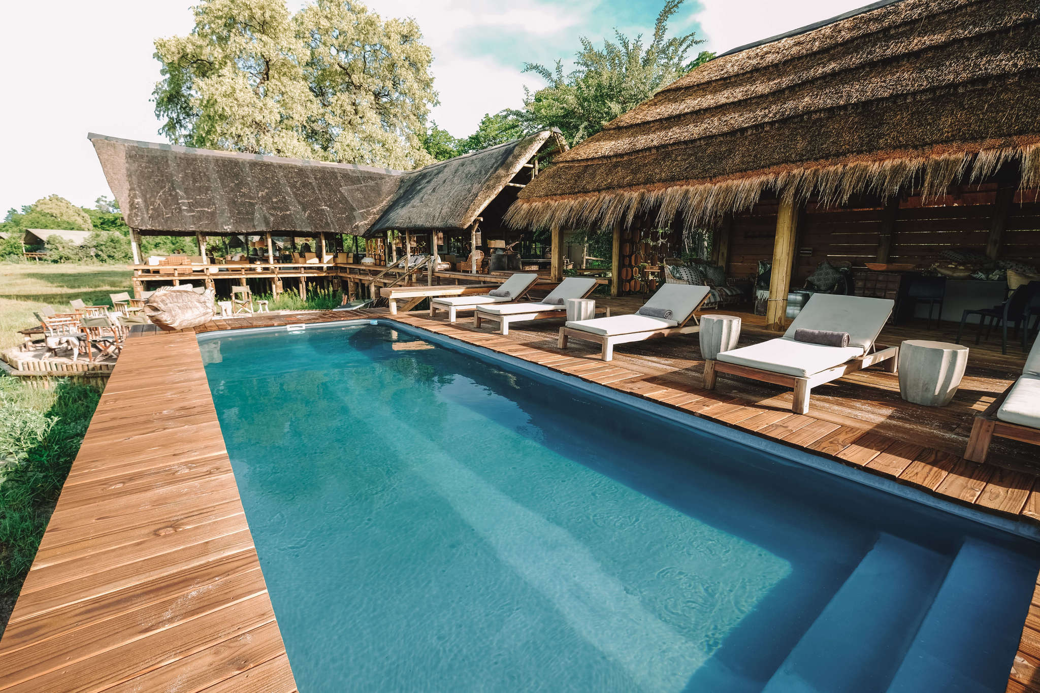 Pool at Sable Alley in Botswana
