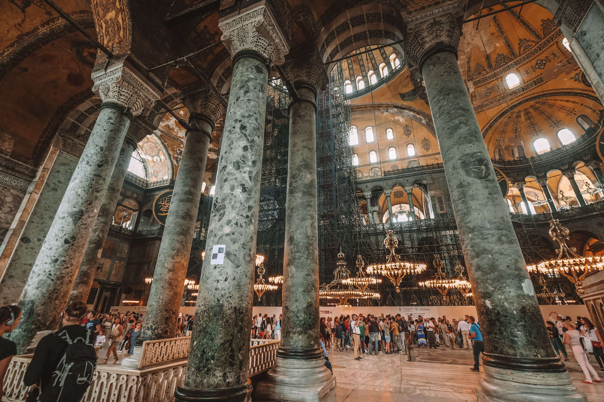 Inside building in Turkey