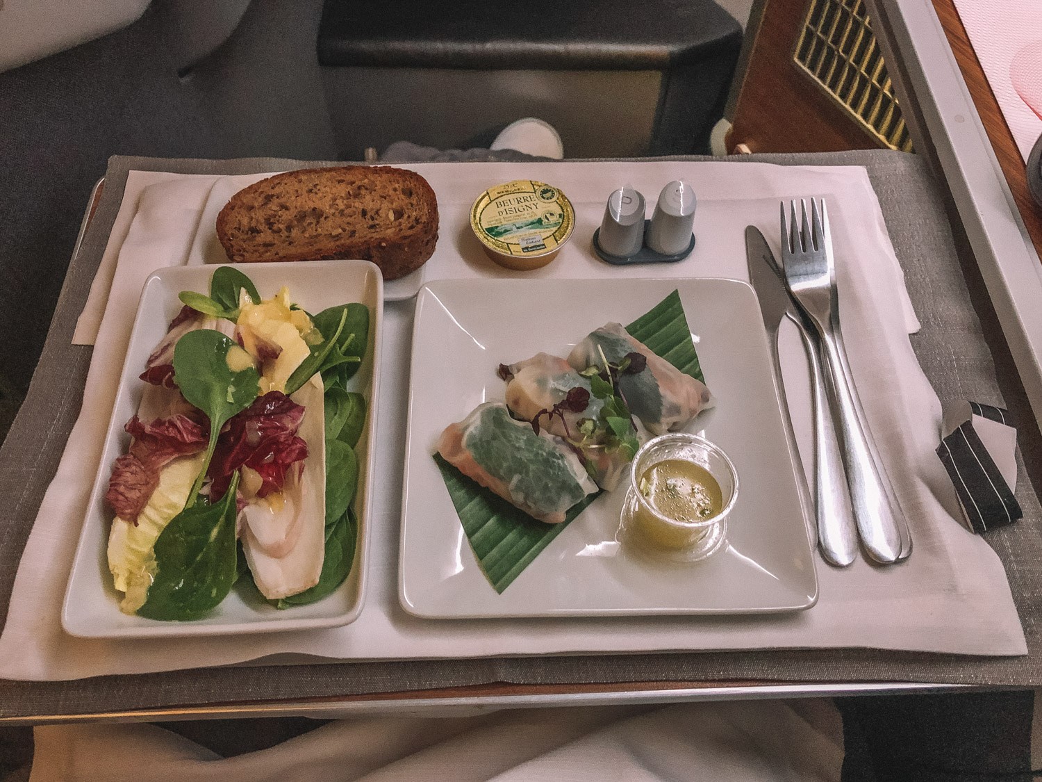Food on Hong Kong Business Class