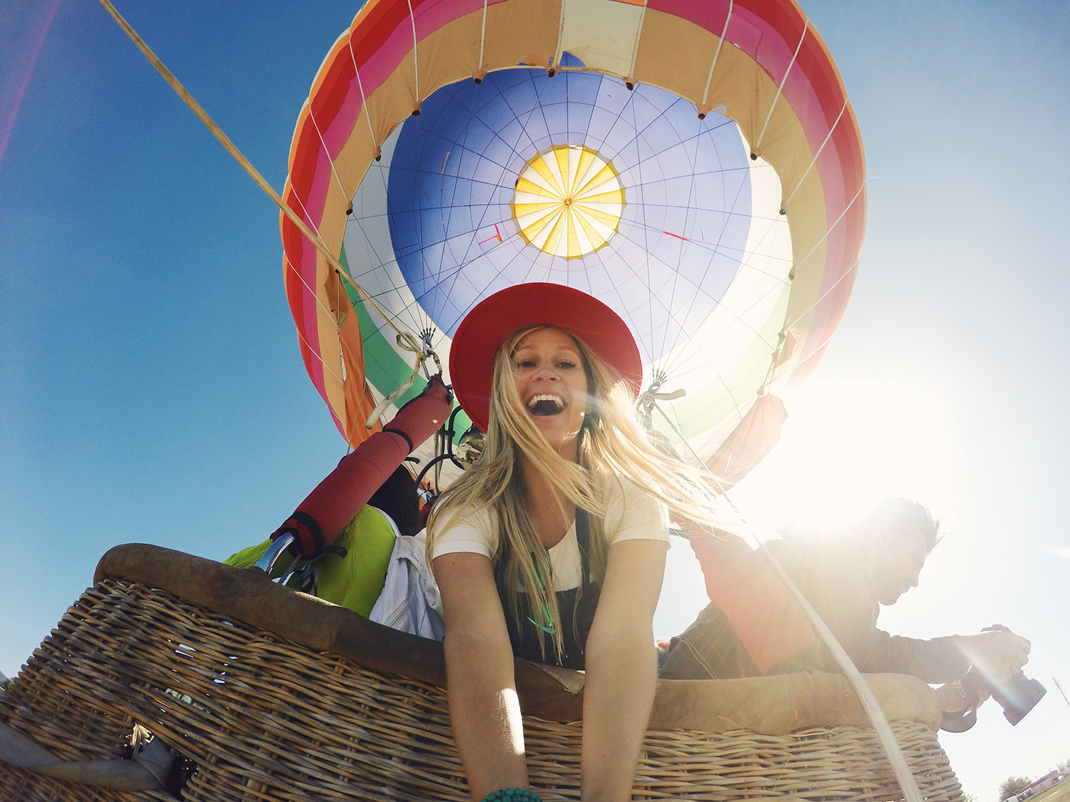 blonde hot air balloon 