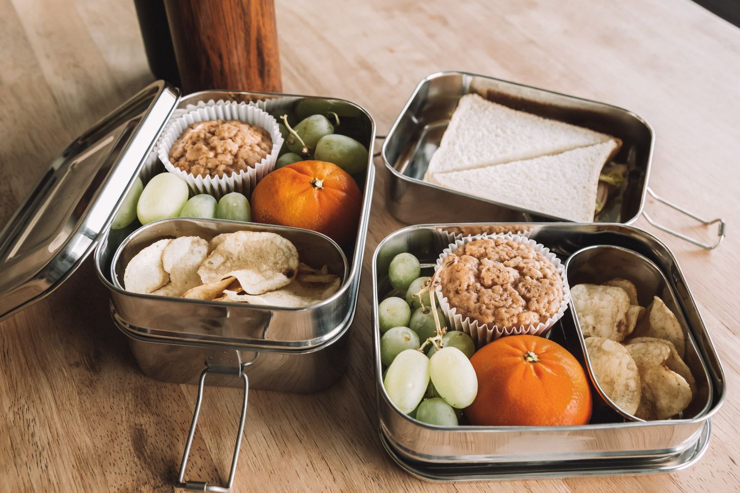Stainless Steel Eco Friendly Lunch Box Food Storage