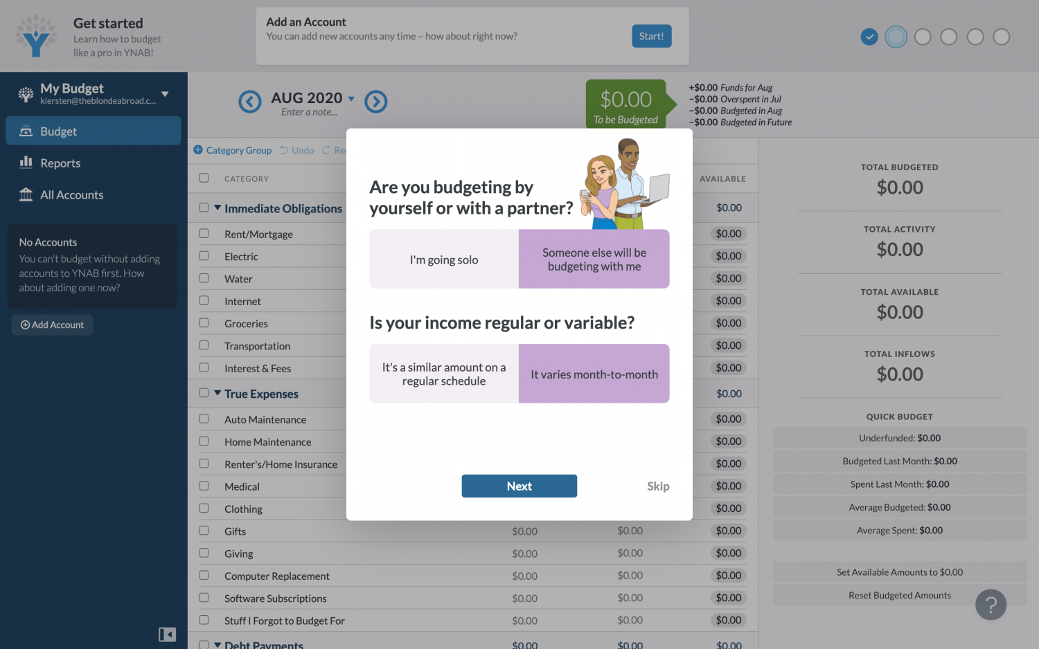Budgeting Software